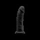 Фаллоимитатор SilexD Robby Black (MODEL 2 size 6in), двухслойный, силикон+Silexpan, диаметр 3,5 см