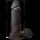 Фаллоимитатор Doc Johnson The Realistic Cock 6 inch Black - ULTRASKYN, Vac-U-Lock, диаметр 4,3см