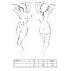 Комплект белья под латекс Passion CAPRI SET S/M, black, мини-бикини, стринги, пояс для чулок