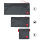 Сумка для секс-іграшок Fun Factory TOYBAG, S, сіра, кисет, 14x14 см 