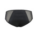 Мужские слипы на молнии Passion 042 SLIP TIMMY L/XL Black, экокожа, сетка