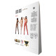 Откровенный бодистокинг с глубоким декольте Passion BS075 white