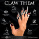 Набор колец с когтями Master Series Five-Piece Sensation Claw Rings - Silver (мятая упаковка!!!)