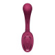 Вагінально-кліторальний вібратор Satisfyer G for Goddess 2 Wine Red, 2 мотори