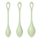 Набор йони бусин Satisfyer Yoni Power 2 Light Green (мятая упаковка!!!)