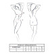 Боди Passion VELMORE BODY black S