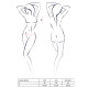 Комплект белья Passion GIANA BIKINI S/M, white, полупрозрачные лиф и трусики с бантиками