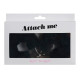 Наручники с плюшевой отделкой Love To Love ATTACH ME Black (мятая упаковка!!!)